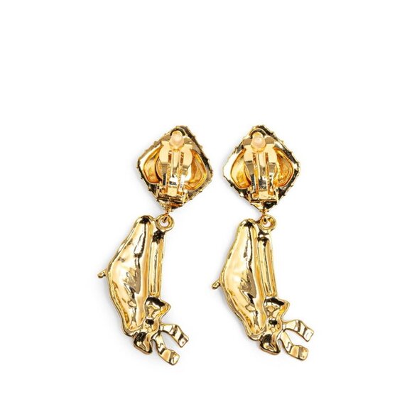 CHANEL Authentic Gold Earrings